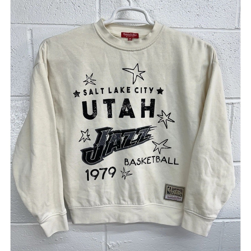 Mitchell & Ness Sweatshirt Cream Utah Jazz NBA HWC / Women's XS